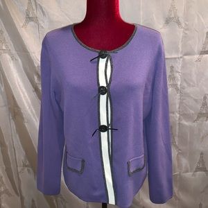 Light purple and grey Cardigan